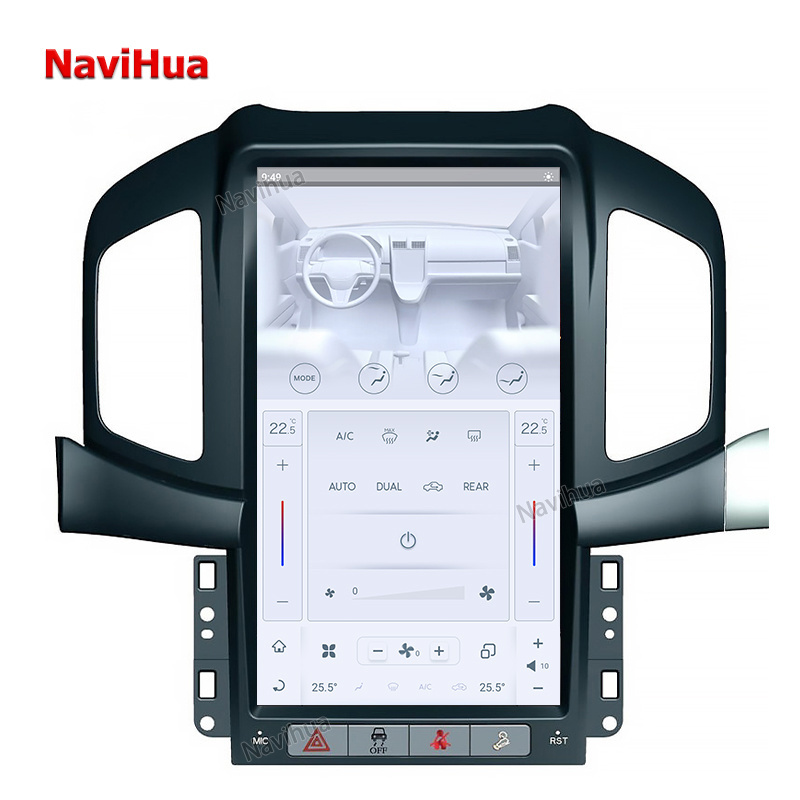 NaviHua Touch Screen Vertical 13.6 Inch Large Screen Android GPS Navigation Car DVD Player Radio for Chevrolet Captiva 2013-2017