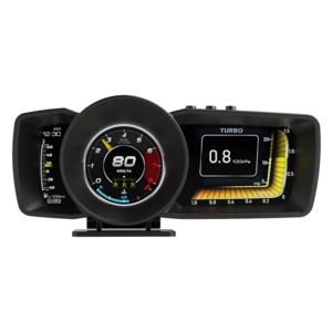 Navihua OBD2 Lufi XF Boost Water Temp Car Gauge Digital Oil temp Speed Tachometer Ext Temp Volts Alarm Clock Multifunction Meter