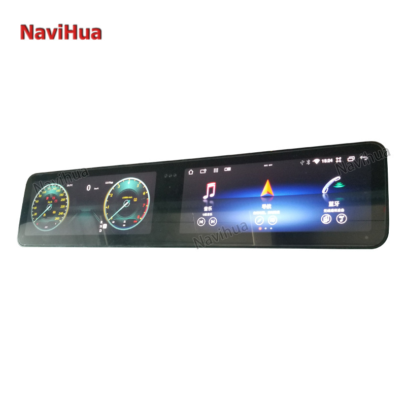 NaviHua Android Car Radio Stereo Multimedia Player Navigation System Twin Screen Instrument Cluster for Mercedes Benz S Class