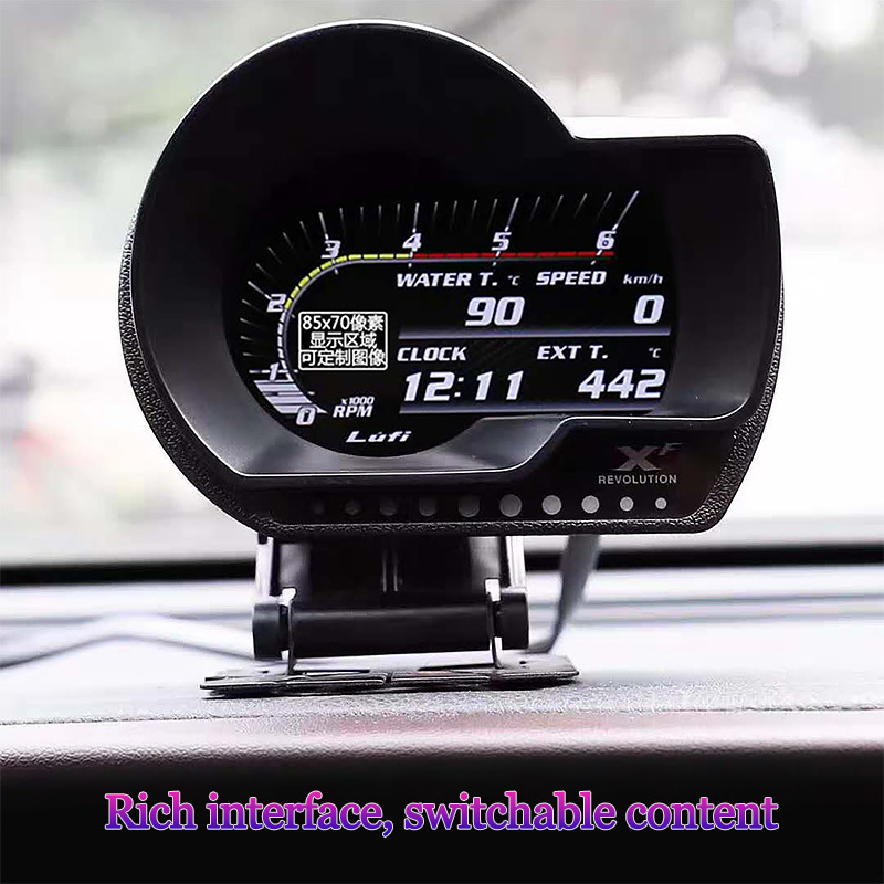 Navihua obd ii obd auto meter gauge monitor speedometer mini Car digital water temperature gauge Car for Magician F9