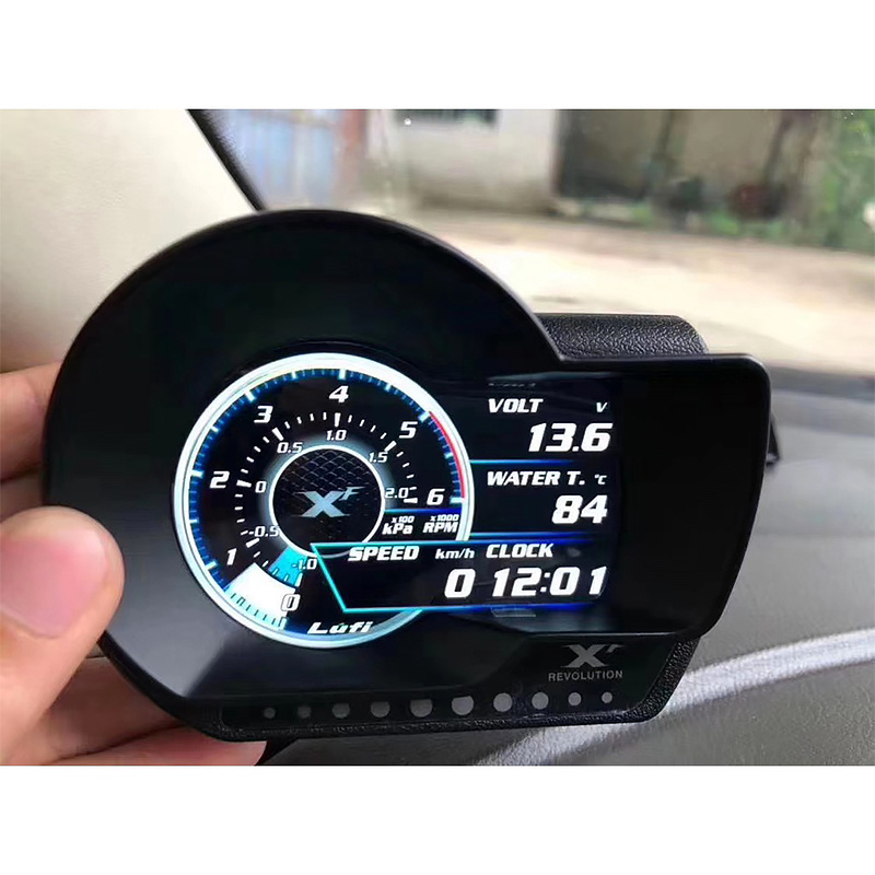 Navihua obd ii obd auto meter gauge monitor speedometer mini Car digital water temperature gauge Car for Magician F9