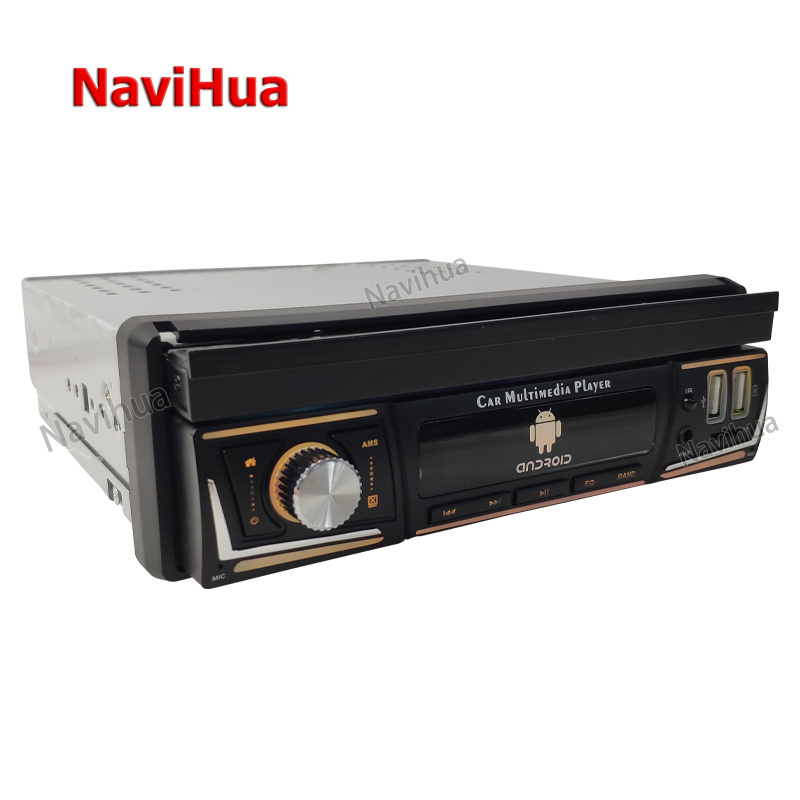 Navihua Custom 7 Inch Touch Screen 1din Universal Radio Android Car Stereo DVD Player Reverse Camera GPS System Auto Electronics