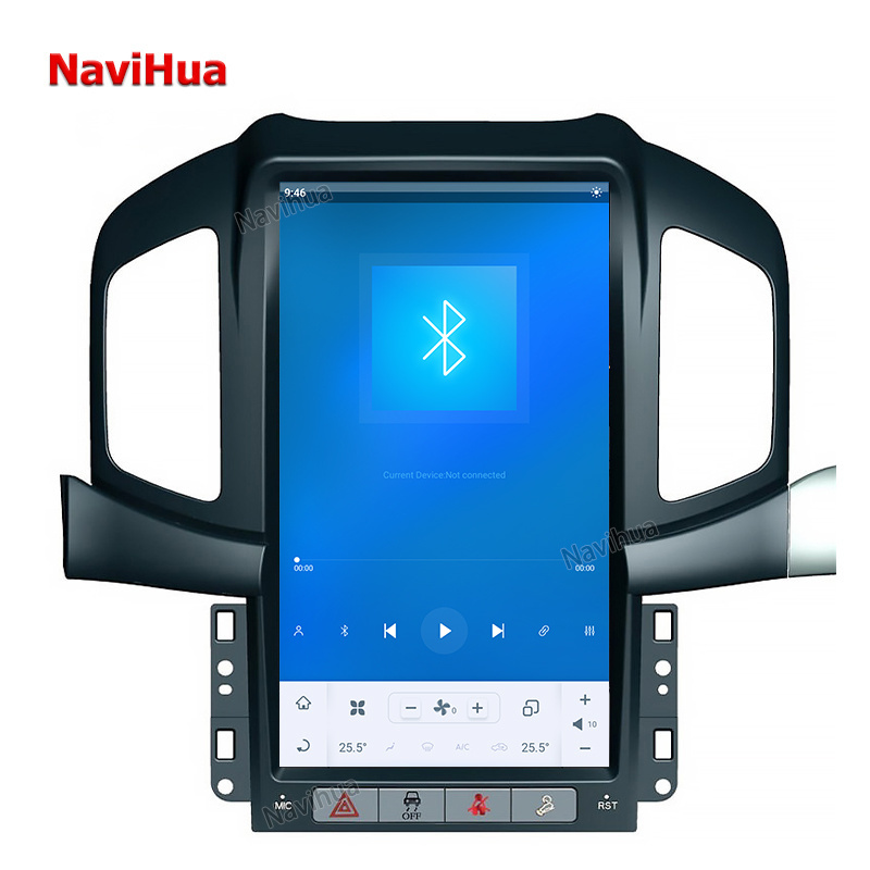 NaviHua Touch Screen Vertical 13.6 Inch Large Screen Android GPS Navigation Car DVD Player Radio for Chevrolet Captiva 2013-2017