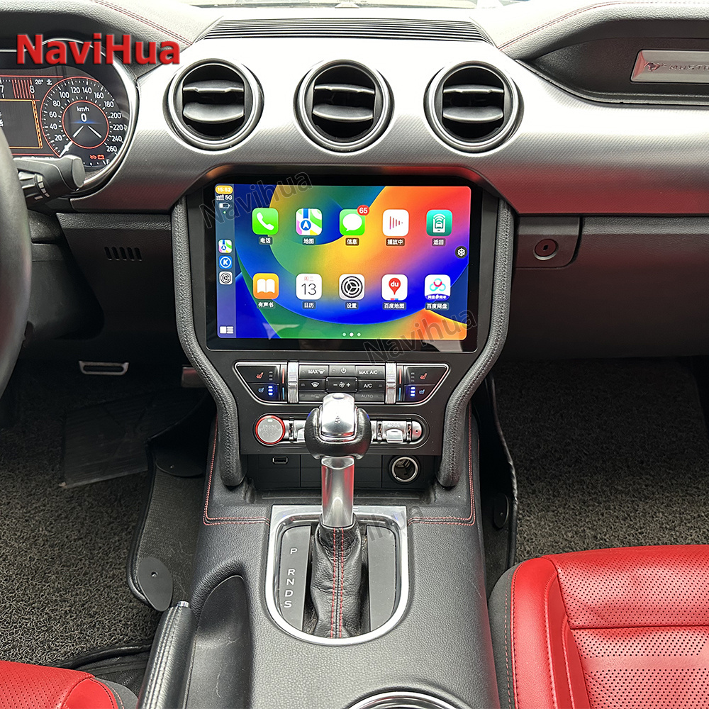 NaviHua NEW  Upgrade Big Touch Screen Android 12 11.5 '' Car Radio Stereo Video Multimedia for Ford Mustang 2014 2015 2016 2018