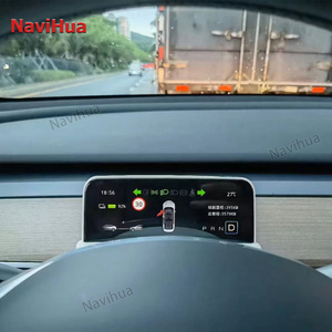 NaviHua Original car Cluster Speedometer Virtual cockpit for Tesla Model 3/Y Digital instrument LCD Dashboard Multimedia player