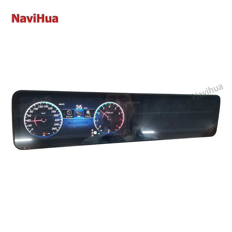 NaviHua Android Car Radio Stereo Multimedia Player Navigation System Twin Screen Instrument Cluster for Mercedes Benz S Class