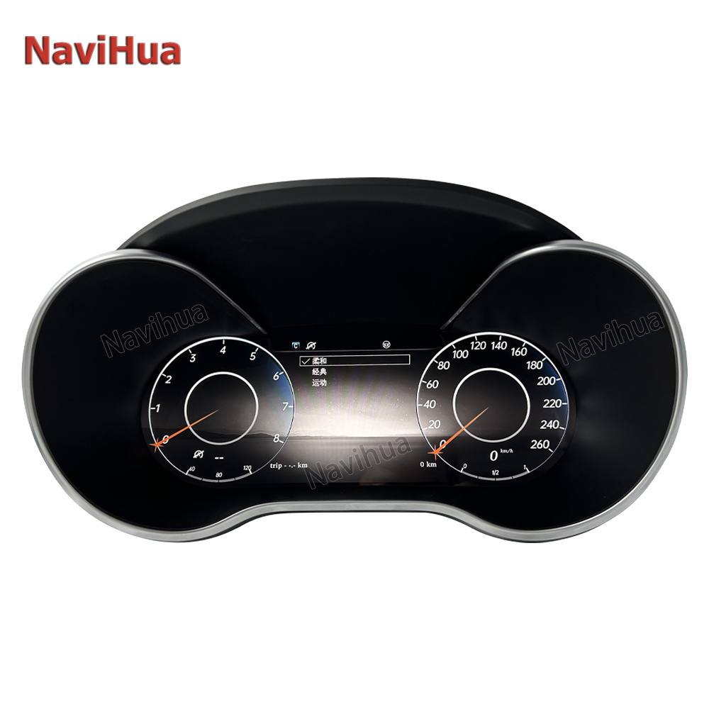 Navihua 12.3'' Electric Dashboard LED Display LCD Dashboard Speedometer Digital Cluster for Mercedes Benz C GLC Class 2015- 2018