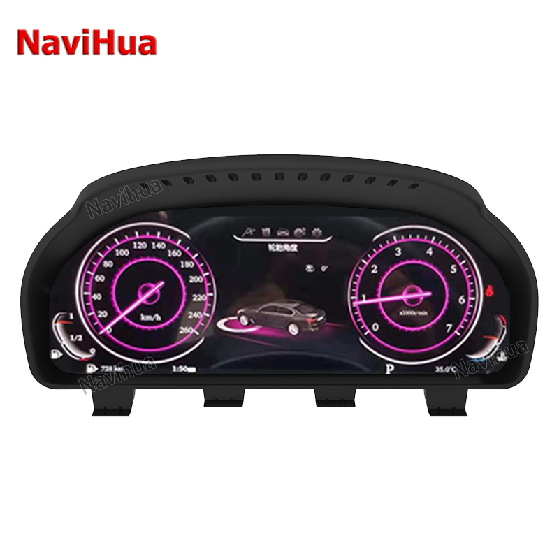 NaviHua Car LCD Screen Meter Multimedia Cockpit Digital Cluster Monitor Different Interface Upgrade for BMW F01 F10 F12 CIC NBT