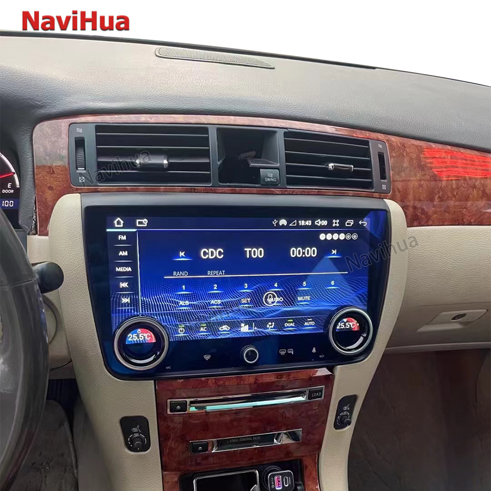 NaviHua Android Monitor Music System Touch Screen For Toyota Crown 2008 2012 Stereo audio head unit Carplay Tuning kit