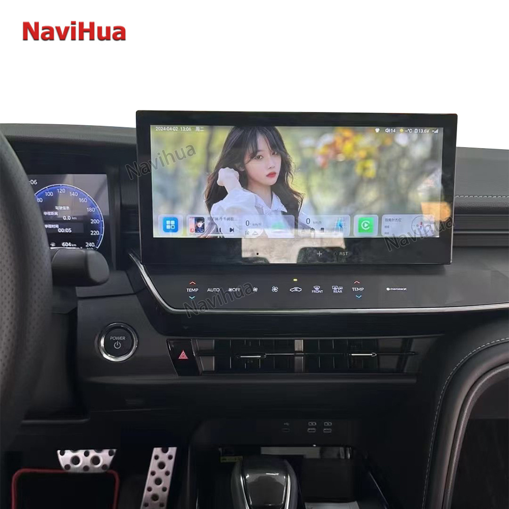 NaviHua 12.3 Inch Auto multimedia DVD Player Gps Navigation System  Tuning Accessories Upgrade VideoFor Toyota Camry 2024