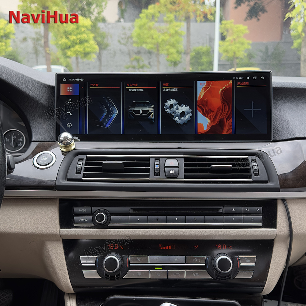 NaviHua 14.9 Inch Touch Screen For BMW 5 Series 7 Series F10 F01 Multimedia Android Car Radio Auto Head Unit Monitor Navigation