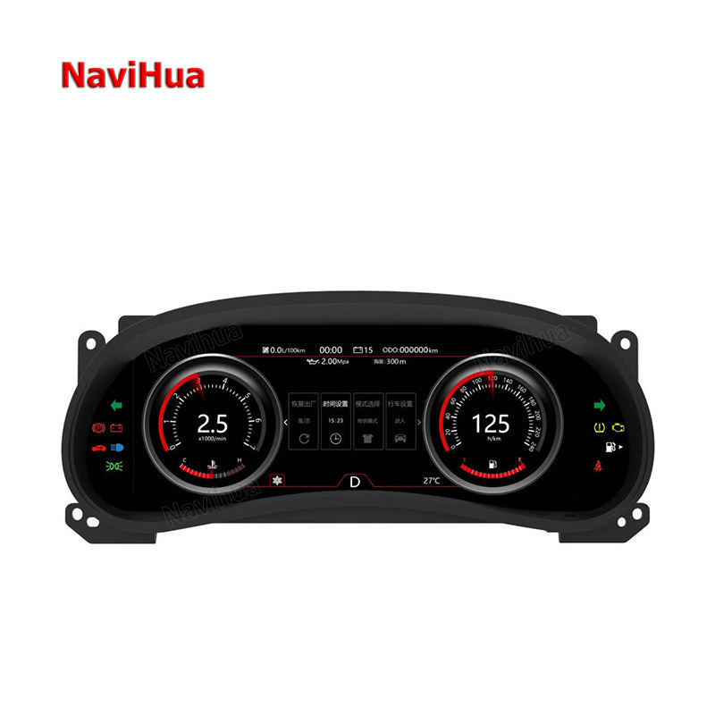 Navihua 12.3 Inch Automotive Dashboard Car Gauges Digital Instrument Cluster Car LCD Dashboard for Jeep Wrangler