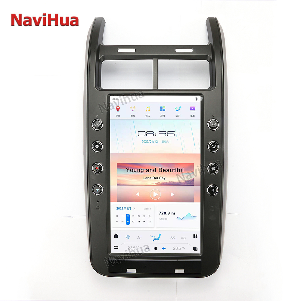 NaviHua  For Tesla Style Touch Screen Android 11 Multimedia Radio Video Player for Dodge Journey 2008-2011 Audio head unit