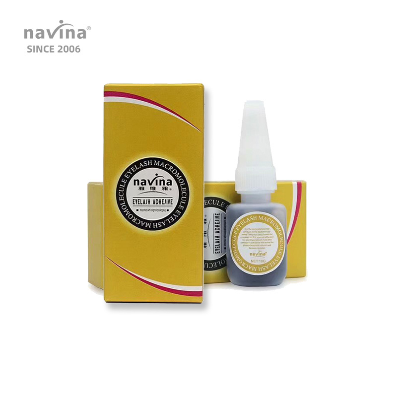 navina OEM ODM Eyelash Extensions Glue super fast strong adhesive eyelash glue Sensitive black lash glue wholesale