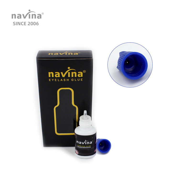 navina Waterproof Strong black Quick false Eyelash Wholesale Private Label Custom Adhesive Eyelash Eye Lash Glue