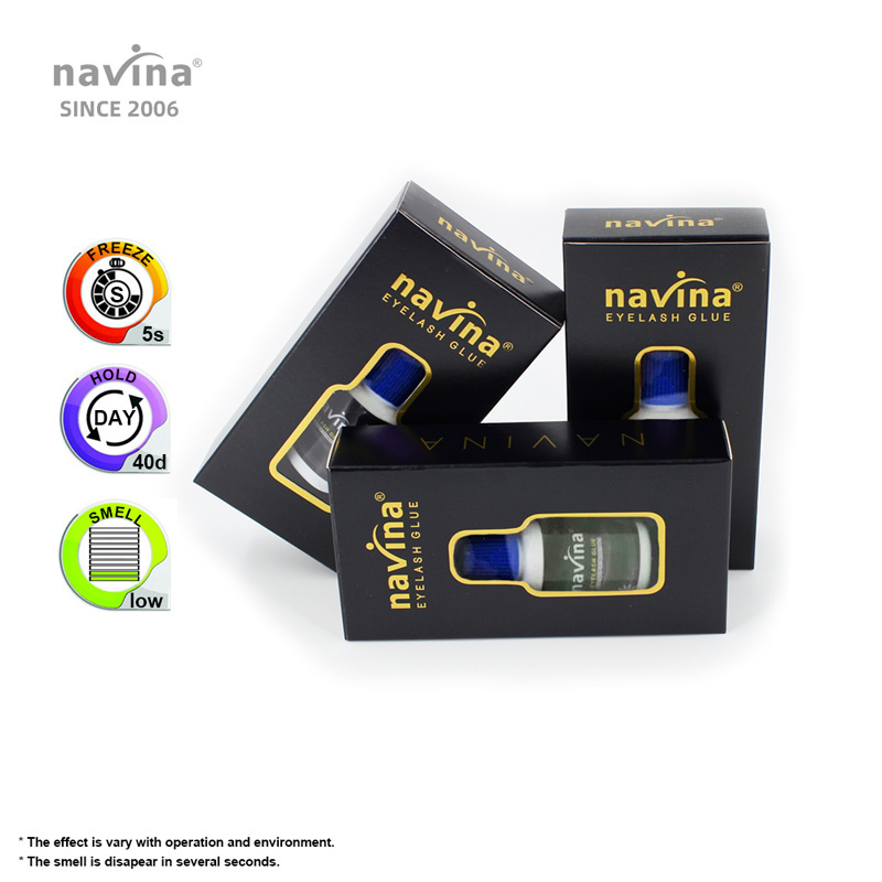 navina Waterproof Strong black Quick false Eyelash Wholesale Private Label Custom Adhesive Eyelash Eye Lash Glue