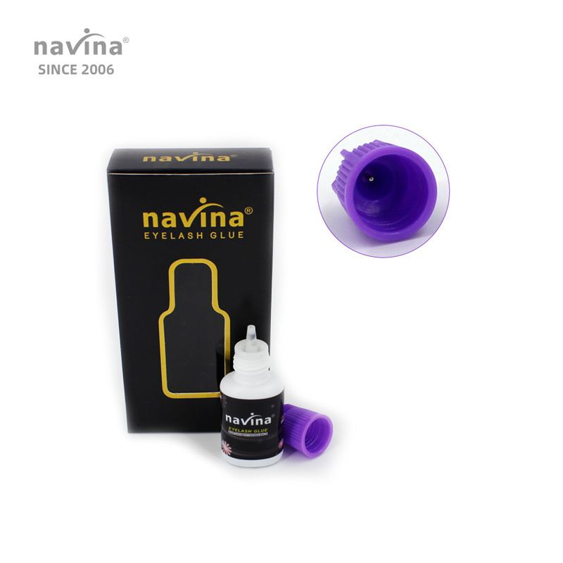 navina eyelash adhesive 2 sec fast drying long lasting 50 days more safety lash glue for eyelash extension