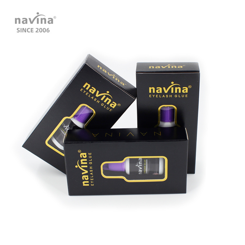 navina eyelash adhesive 2 sec fast drying long lasting 50 days more safety lash glue for eyelash extension