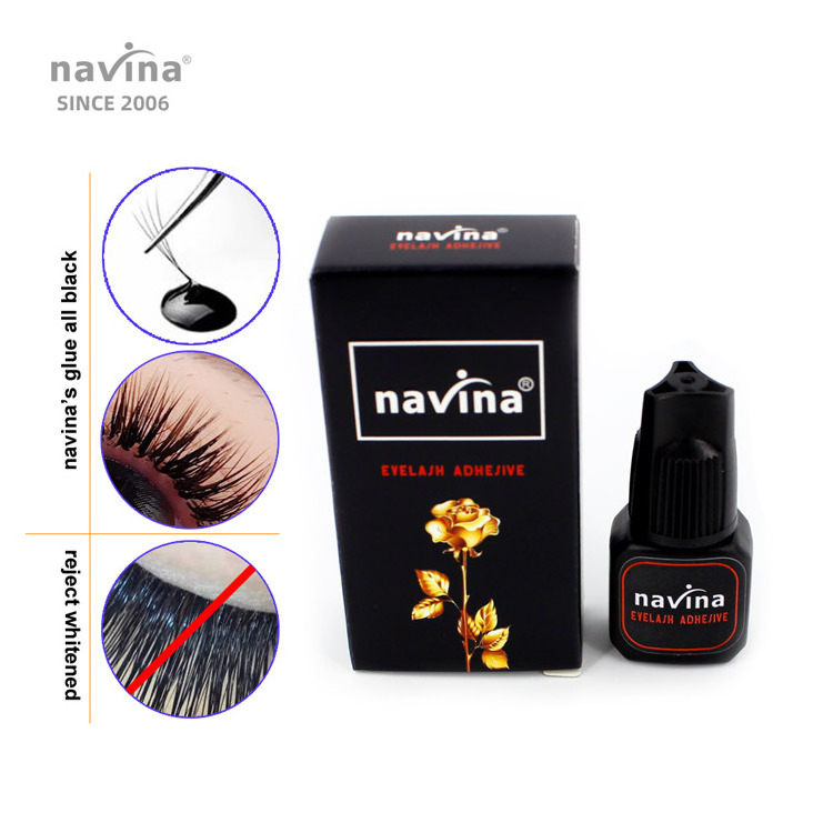 navina Water Proof Glue Private Label Best Custom Extension Eye Lash Eyelash Adhesive Glue Lash Glue Adhesive Extensions