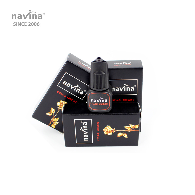 navina Lash Glue Wholesale Waterproof 1 second  Fast Drying Lasting 50 days Eyelash Extensions Glue from Japan