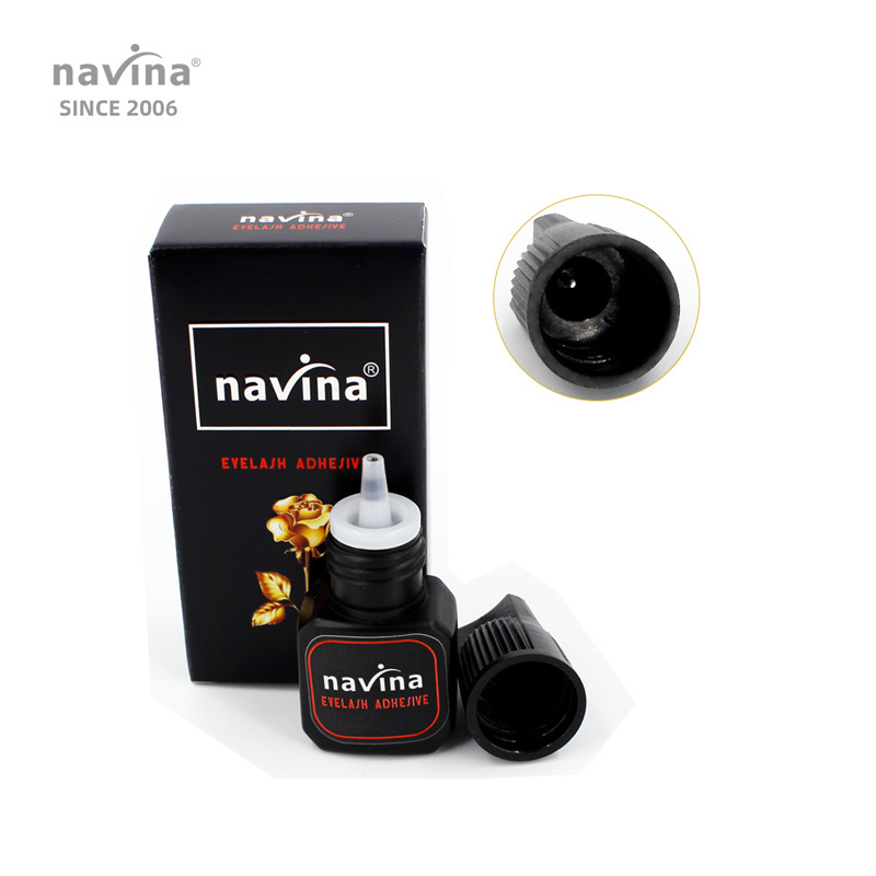 navina Lash Glue Wholesale Waterproof 1 second  Fast Drying Lasting 50 days Eyelash Extensions Glue from Japan