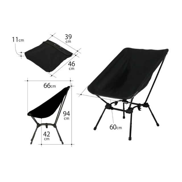 Heavy duty lightweight canvas camping beach chair oversize folding moon chair