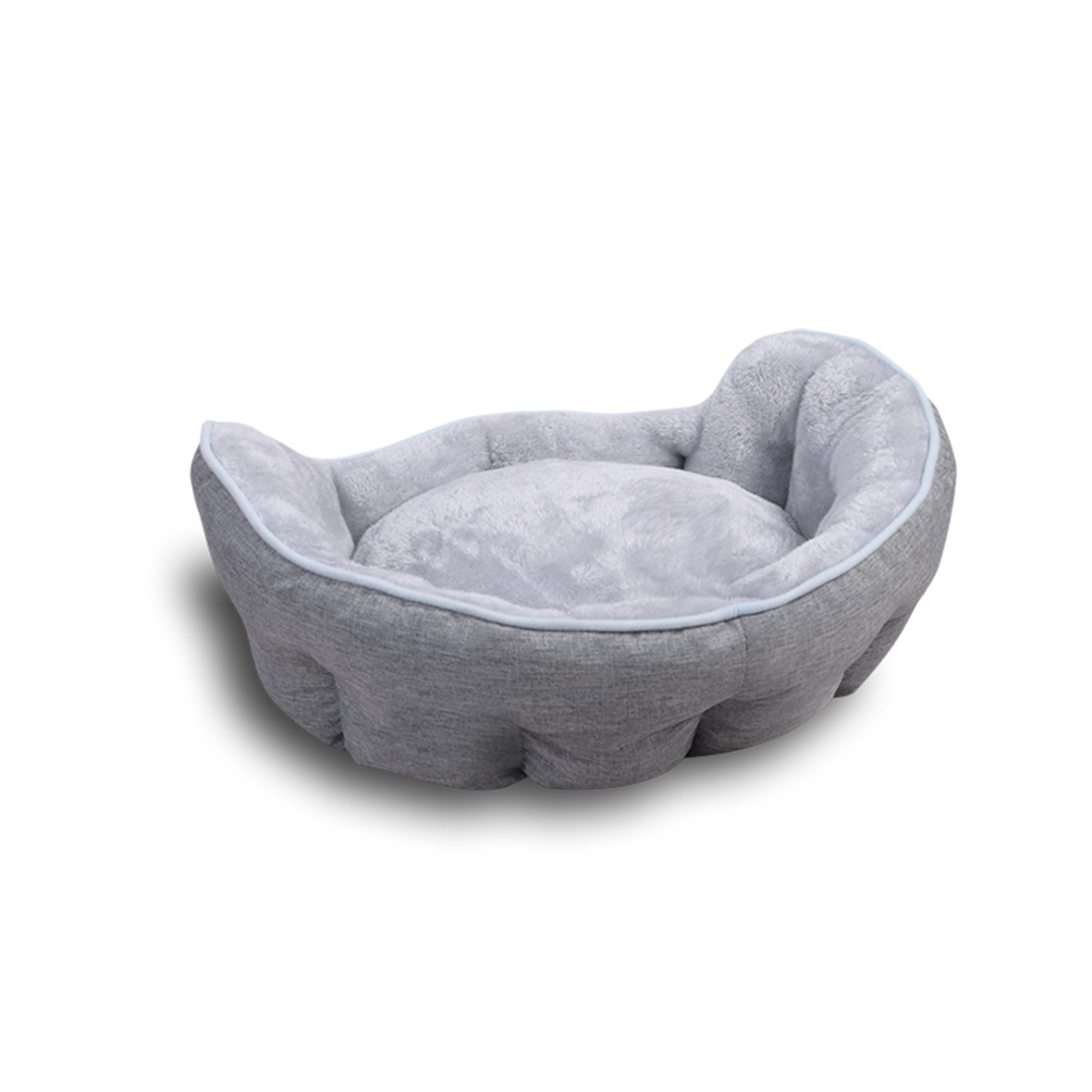 Paw Shape Pet Bed For Dogs Noble Pet Bed Designer Nest Small Size Wholesale Round Pet Bed