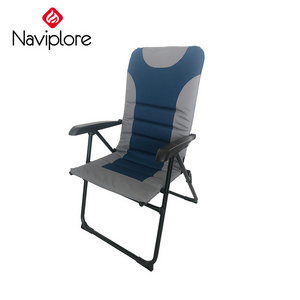 Outdoor Portable Camping Professional Fishing Chair Foldable Adjustable recliner padded camp chair caravan indoor use chair