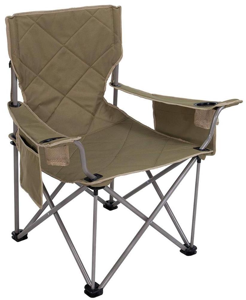 telescopic padded oversize camping chair with cooler maccabee camping chairs