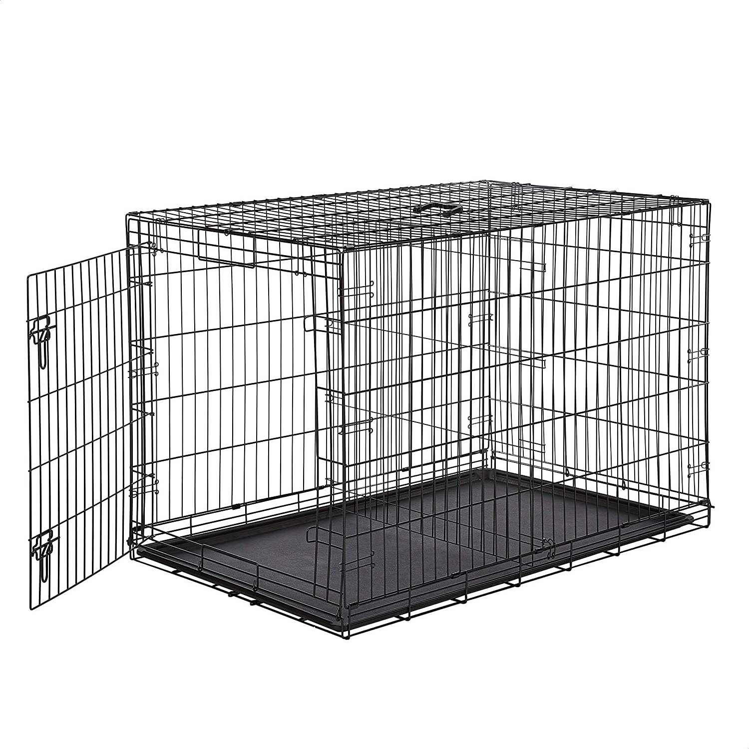 Wholesale 24 30 36 42 48 inch Stackable Metal Stainless Steel Large Big Pet Furniture Dog Crates Cage and Kennels for Sale