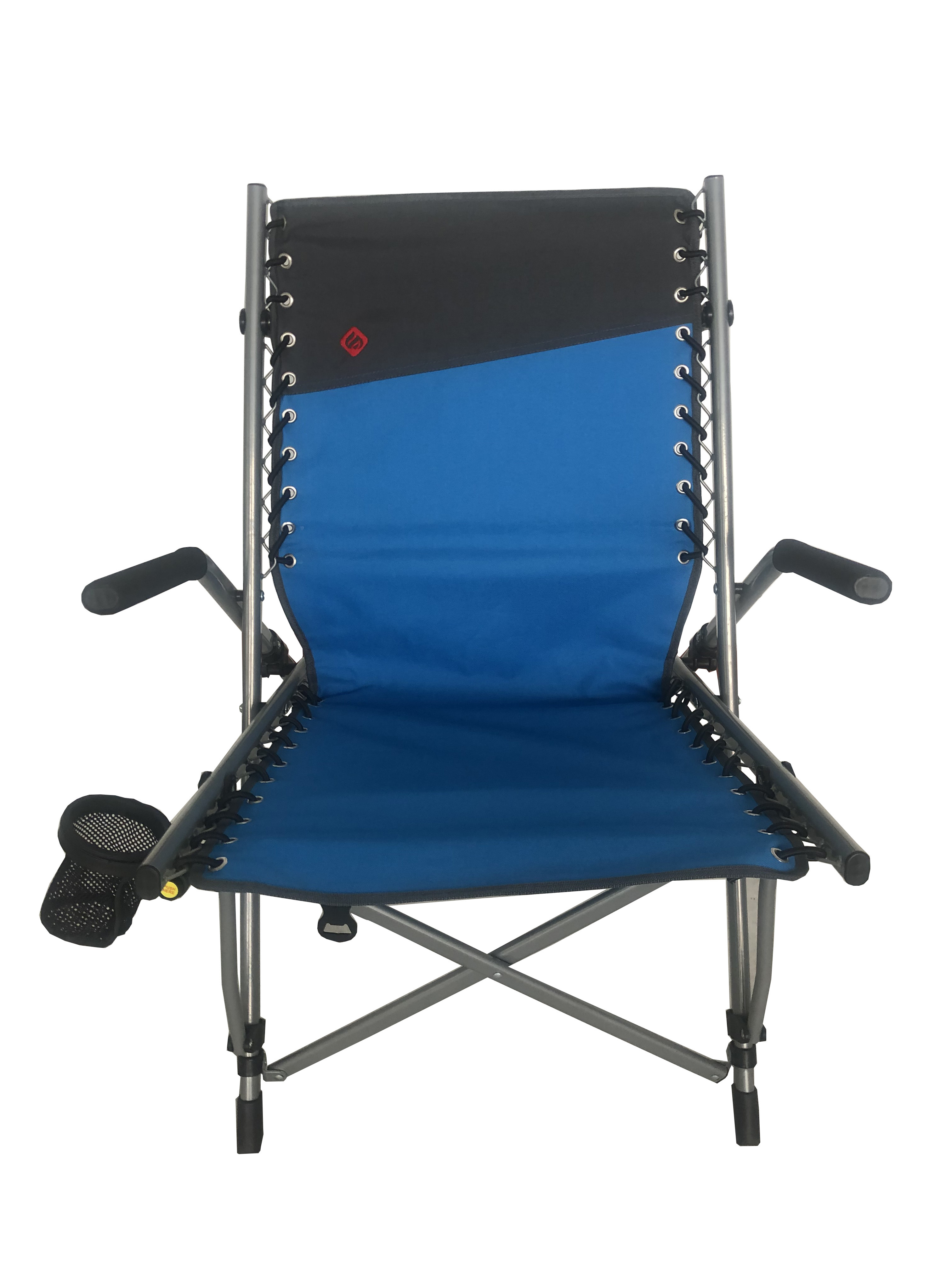 super comfortable bungee quad chair collapse folding lounge durable zero gravity lounge  with cup holder camping chairs