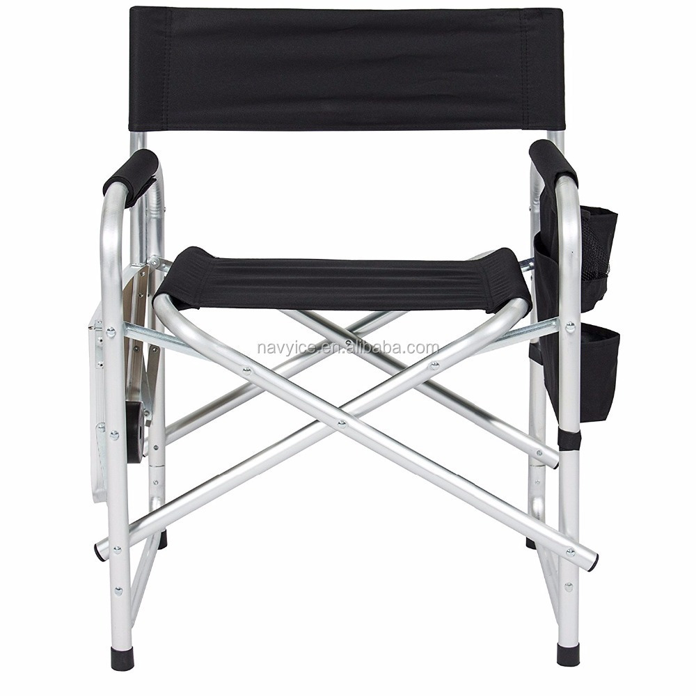 Tall back aluminium folding director chair lightweight portable camping chair easy to carry and store chair beach