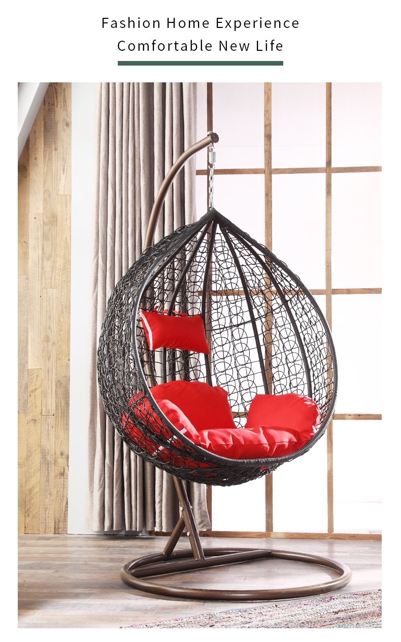 Hanging Chair With Stand,  Egg Chair With Stand, Swing Chair Outdoor Also For Indoor Garden Balcony Office Floor Hotel