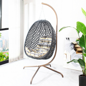 Hammock Egg Chair Swing Chair, Outdoor Swing for Indoor, Garden, Balcony, Office Eco-friendly Carton Outdoor Furniture PE Rattan