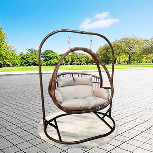 outdoor double swing chair hang egg two person hanging chair swing basket 2 person wicker swing chair hang egg basket