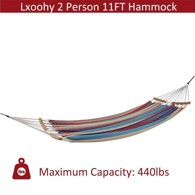 Hammocks Portable Camping Hammock Hammock with Two Anti Roll Balance Beam and Sturdy Metal Knot Tree Straps for Camping