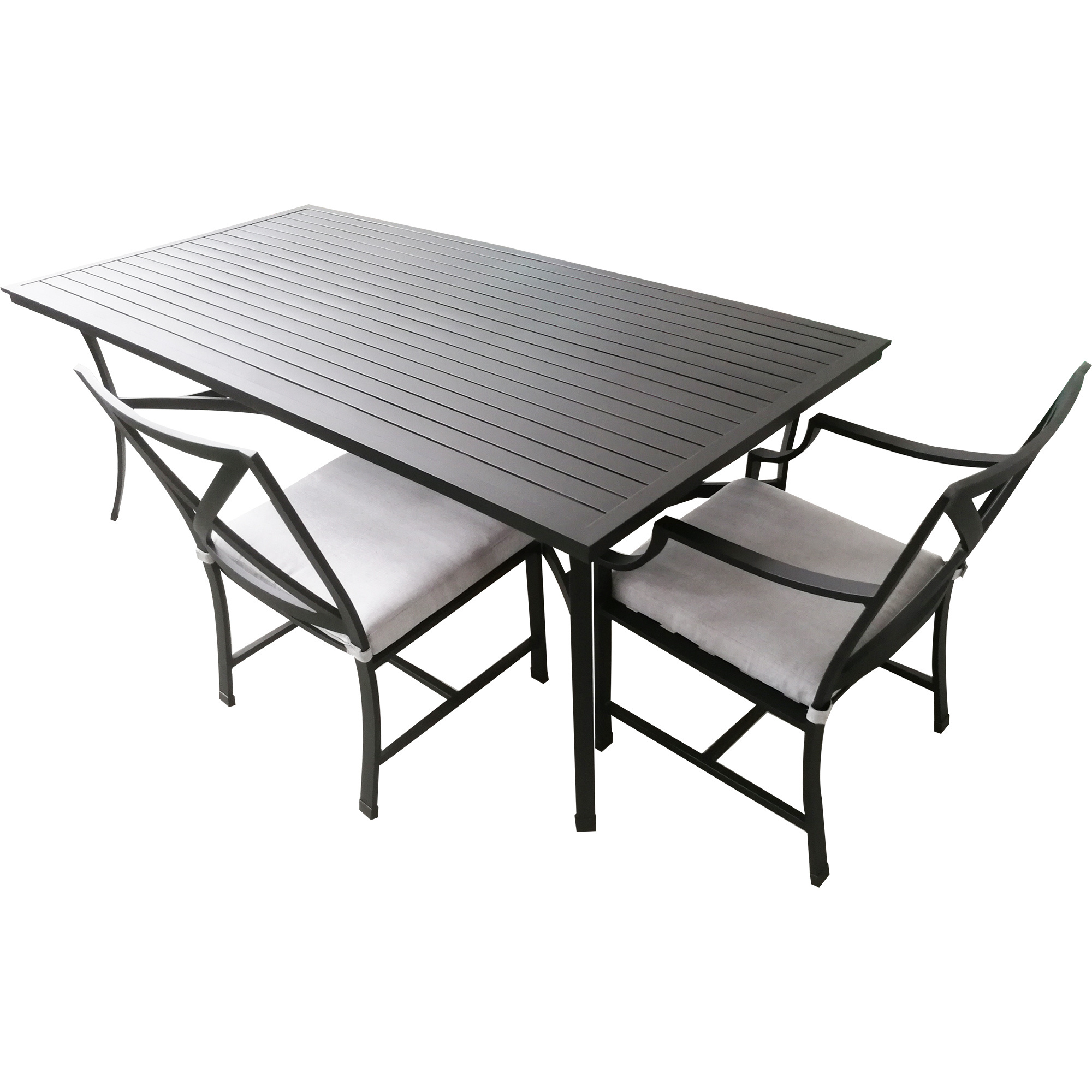 Garden Sofa Furniture Outdoor Dinning Patio Chair, Nordic Aluminum Outdoor Chair, Aluminum Garden Outdoor Furniture Set