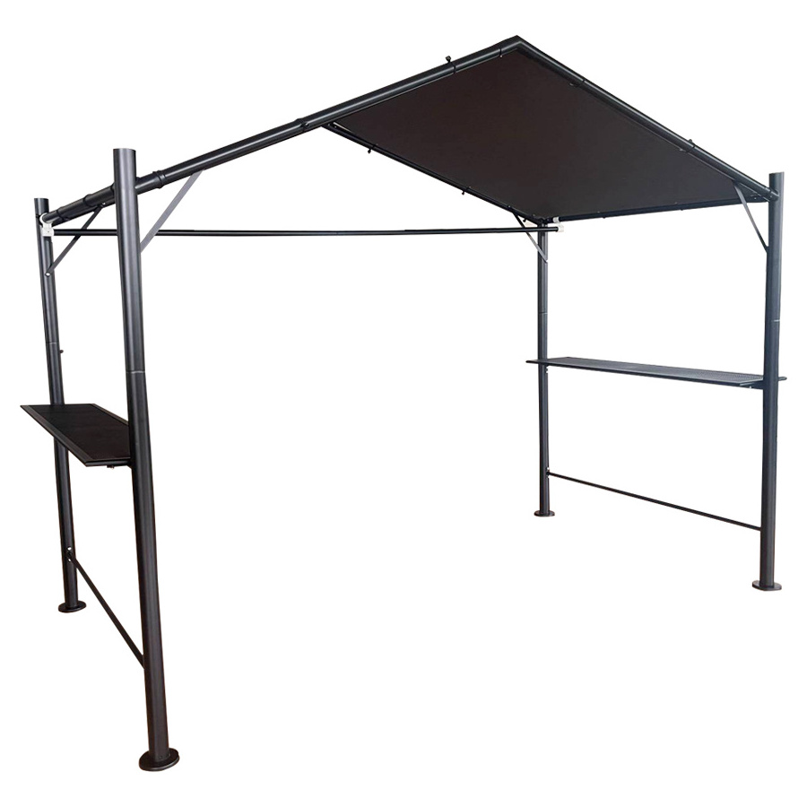 BBQ Shelter Outdoor Grill Gazebo Grilling gazebo Grill Canopy Shelter Outdoor Barbecue Serving Shelf Weather-Resistant Sun-Shade