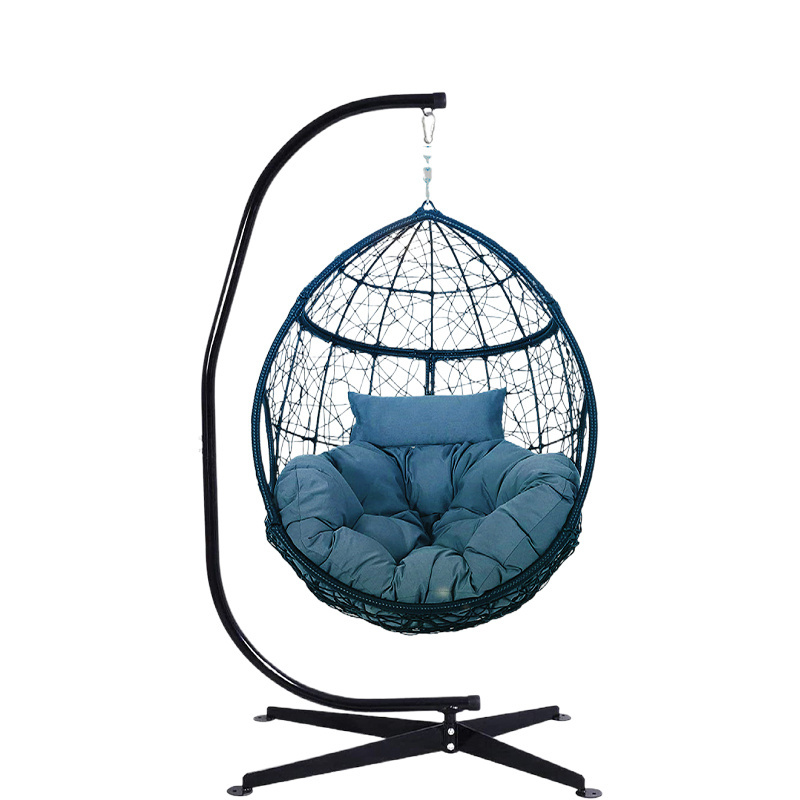 Swing Chair Creative Bird Nest Egg Oversized Style Outdoor Patio Wicker Indoor Rattan Wicker Swing Hanging Chair Hammock