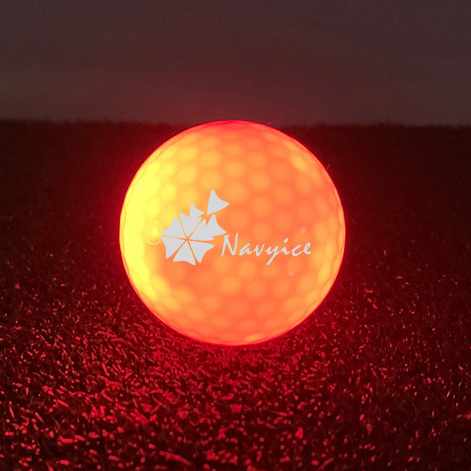 Night Light Up Glow Electronic LED Golf Balls Multicolor LED Night Golf Ball LED Light Bowling Balls With Custom Logo