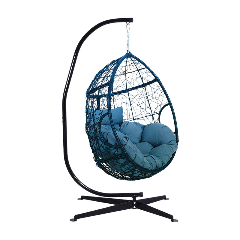 Swing Chair Creative Bird Nest Egg Oversized Style Outdoor Patio Wicker Indoor Rattan Wicker Swing Hanging Chair Hammock