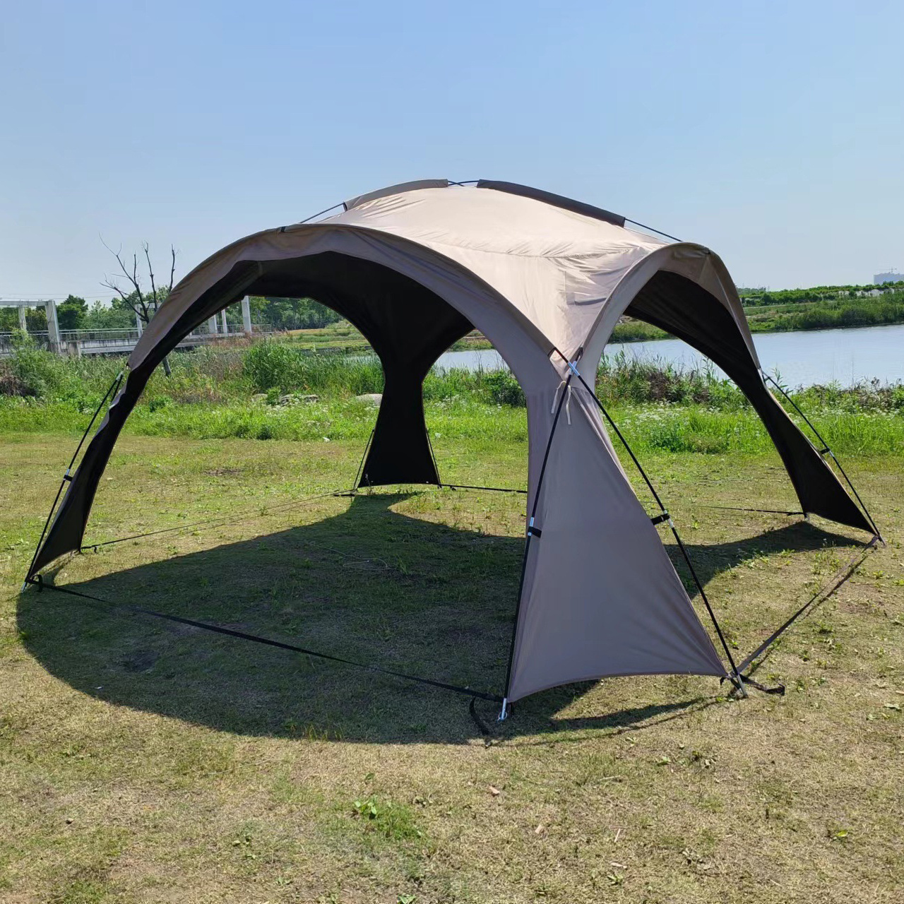 Outdoor Products Dome Canopy Tent, Oversized Sunshade Sun Protection Dome Beach Canopy Tent, Weather Proof Tents Outdoor Camping