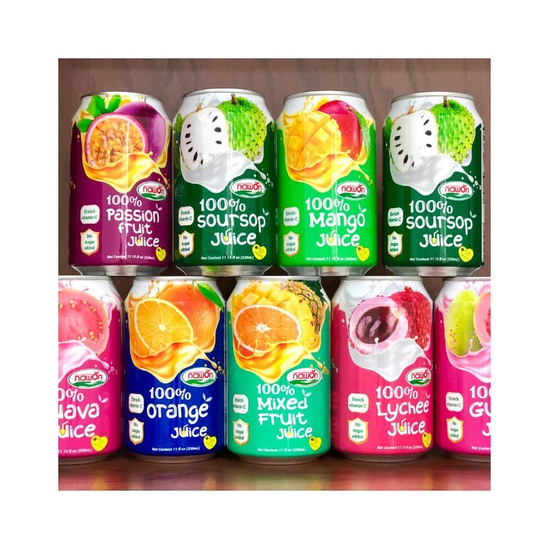 Hot Trend 330ml NAWON Canned Guava Fruit Juice - 50% Fruit Juice Cheap Price - High Export Standard - Accept OEM