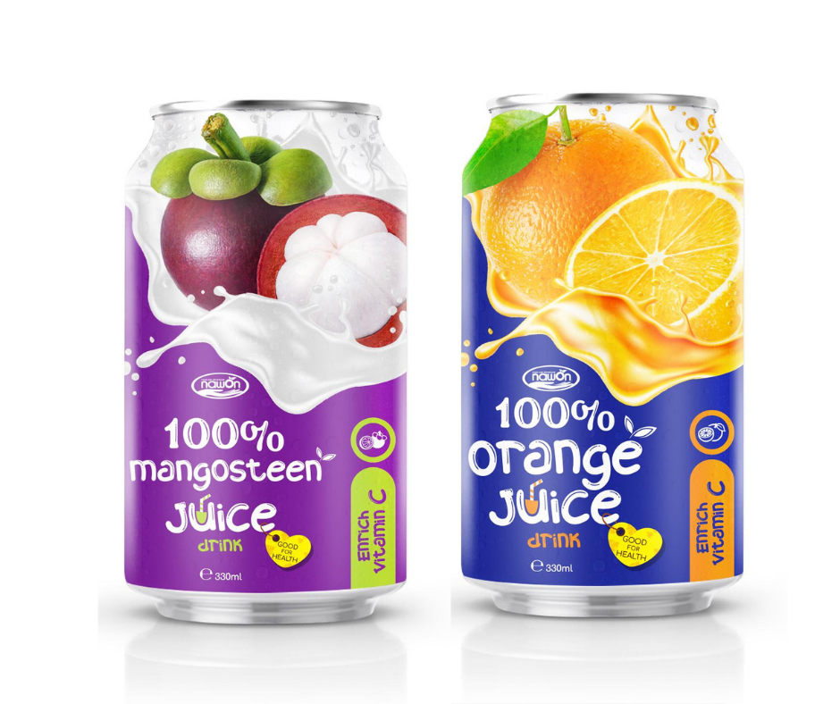 OEM ODM Healthy ISO  100% Mangosteen Fruit Juice Tropical Free Sample Fruit Juice Manufacturer