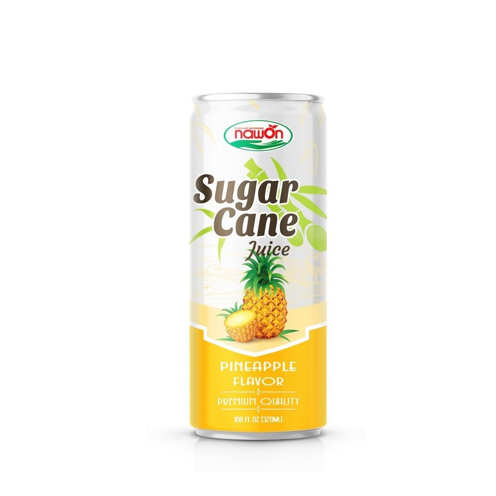 320ml NAWON Premium Quality Organic Sugar Cane Juice with Ginger Good Healthy Drinking OEM/ODM Provider in Vietnam