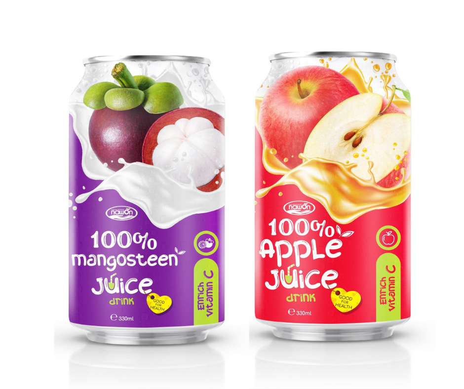 Best Price Wholesale 330ML NAWON HEALTHY 100% FRUIT JUICE - Lychee Fruit Juice Drink- OEM/ODM BRCGS Free MKT Promotion