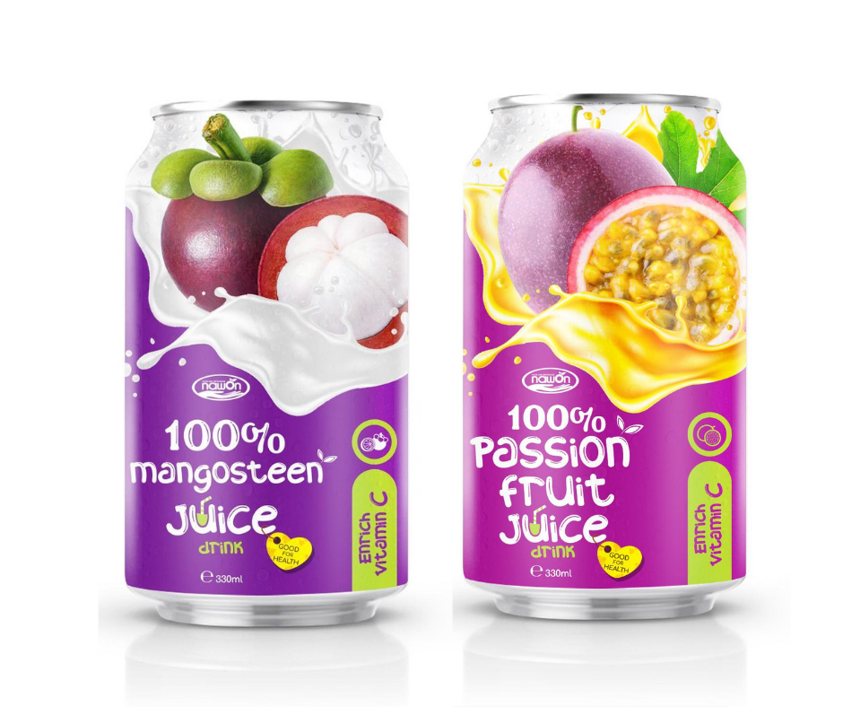 Healthy 330ml NAWON Vitamin C Drink Mangosteen Juice HALAL OEM 100% Fruit Juice