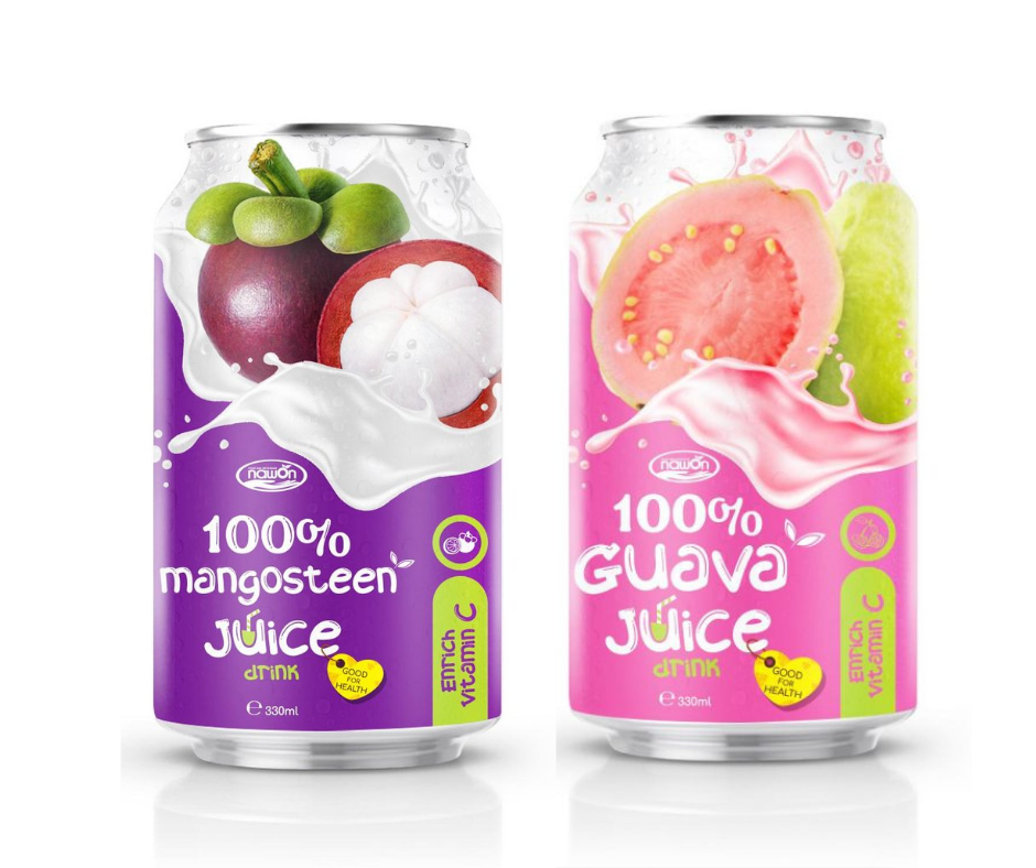 Healthy 330ml NAWON Vitamin C Drink Mangosteen Juice HALAL OEM 100% Fruit Juice