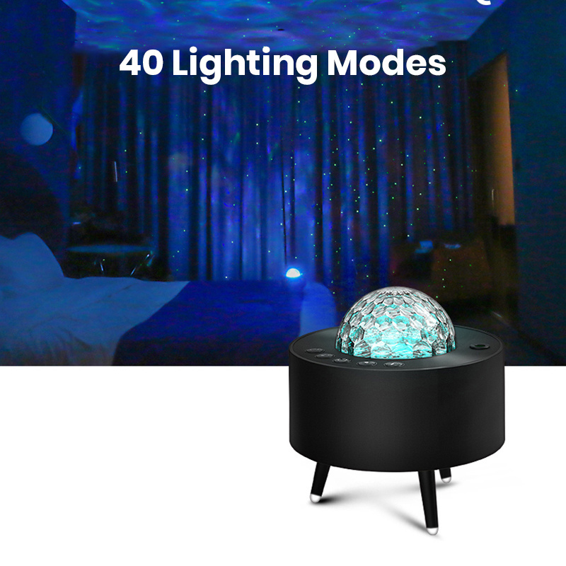 RGB LED Star Projector Nebula Galaxy Lamp Night Light with 40 Lighting Modes Laser 3D Galaxy Aurora Star Projection Lamp