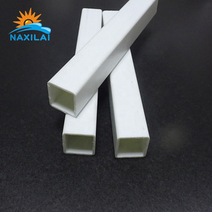 Naxilai clear extruded square tube white rectangular tube PVC plastic pipe